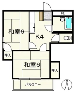 持田学園ビル【3階】の間取り