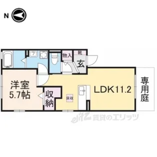 リビングタウン新大宮【1階】の間取り