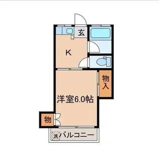 西ヶ丘荘【2階】の間取り