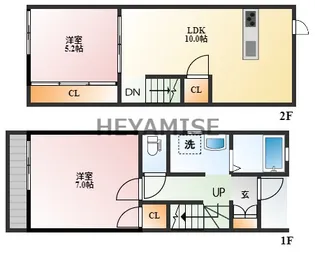 長崎県長崎市大手2【一戸建】の間取り
