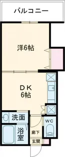 クレアージュ瀬戸越【2階】の間取り