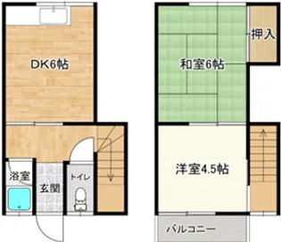 土山グリーンハウスの間取り