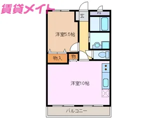 メゾンウイング【2階】の間取り