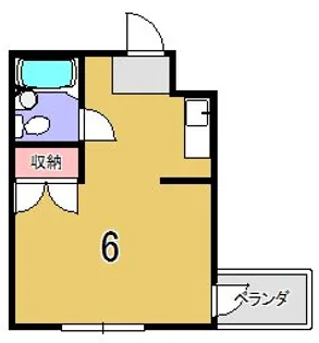 ヴィラ北山【1階】の間取り