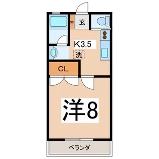 エムズガーデン【2階】の間取り