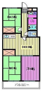 埼玉県さいたま市南区大字大谷口【マンション】の間取り
