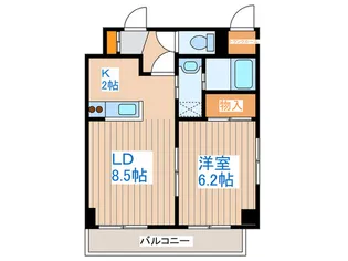 ヘルム21【8階】の間取り