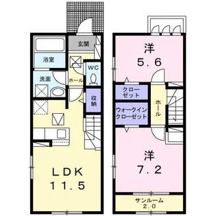 シルバンハウスBの間取り
