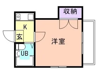 レオパレス西浜第2【1階】の間取り