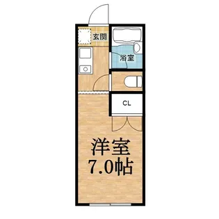 1Kの間取り画像