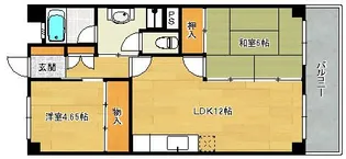 福岡県春日市日の出町6【マンション】の間取り