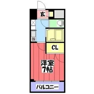 セントラルハイツ筒井【4階】の間取り