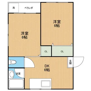第3奥羽ビル【3階】の間取り