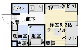 コンフォートハウスII【1階】の間取り