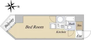 ハイツ神田岩本町【8階】の間取り