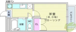 マリネット【1階】の間取り
