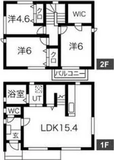 愛知県長久手市長配1【一戸建】の間取り