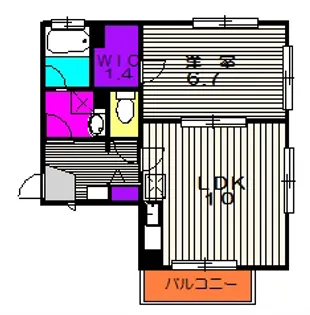 ココメゾン【2階】の間取り