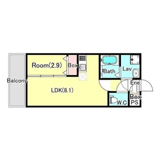 ジーメゾン越谷大袋【3階】の間取り
