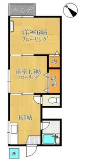 ハイツ大沢【2階】の間取り