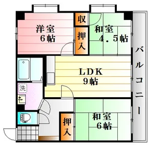 3LDKの間取り画像