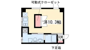 サングリエG【1階】の間取り