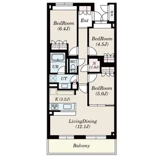 神奈川県横浜市青葉区青葉台2【マンション】の間取り