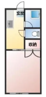 フォレストナノ日野【1階】の間取り