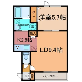 KRELL【2階】の間取り