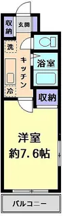 ベルメゾン三鈴【1階】の間取り