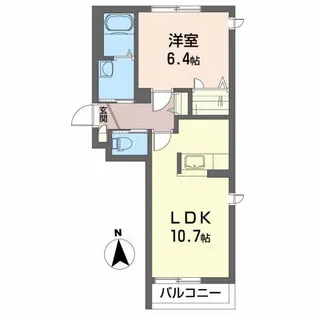 シャロム鎌倉II【2階】の間取り