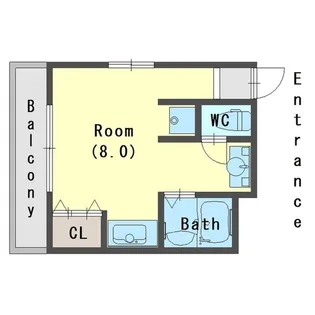 リバーライス11【1階】の間取り