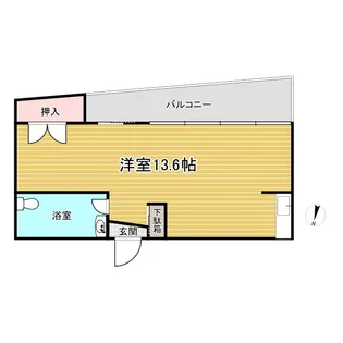 マル嘉アパート【1階】の間取り