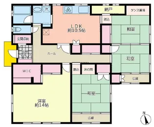 千葉県船橋市前原東3【一戸建】の間取り