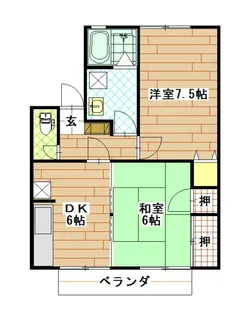 フローラI【1階】の間取り