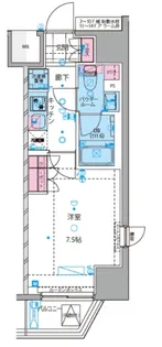 GENOVIA新宿早稲田green veil【3階】の間取り