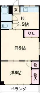 第二協友館マンション【3階】の間取り