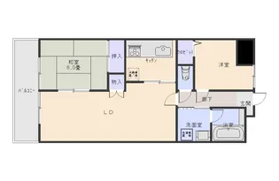 プロシード甲府【4階】の間取り
