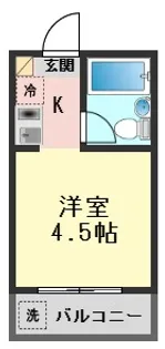 グランジュール小岩【4階】の間取り