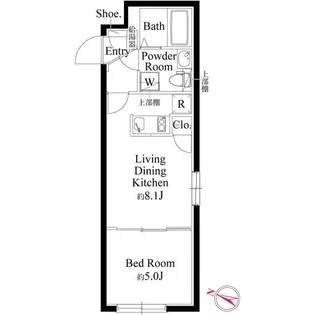 東京都品川区西大井6【マンション】の間取り
