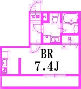 モダンエレーナ鶴見【3階】の間取り