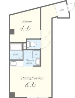 セレステ三軒茶屋【2階】の間取り