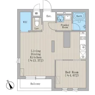 ルーチェ学芸大学【2階】の間取り