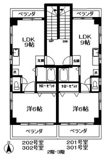 イシダコーポラス【2階】の間取り