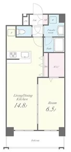 BELLEZZA BUNKYOU(ベレッツァ文京)【5階】の間取り