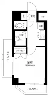 東京都杉並区天沼2【マンション】の間取り