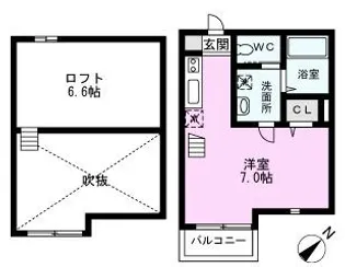 リエージュ宮原【2階】の間取り