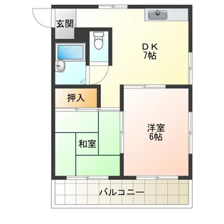 大阪府大阪市此花区梅香3【マンション】の間取り