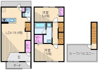 ミスラテラスAの間取り