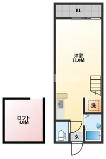 MINATOヒルズ【2階】の間取り